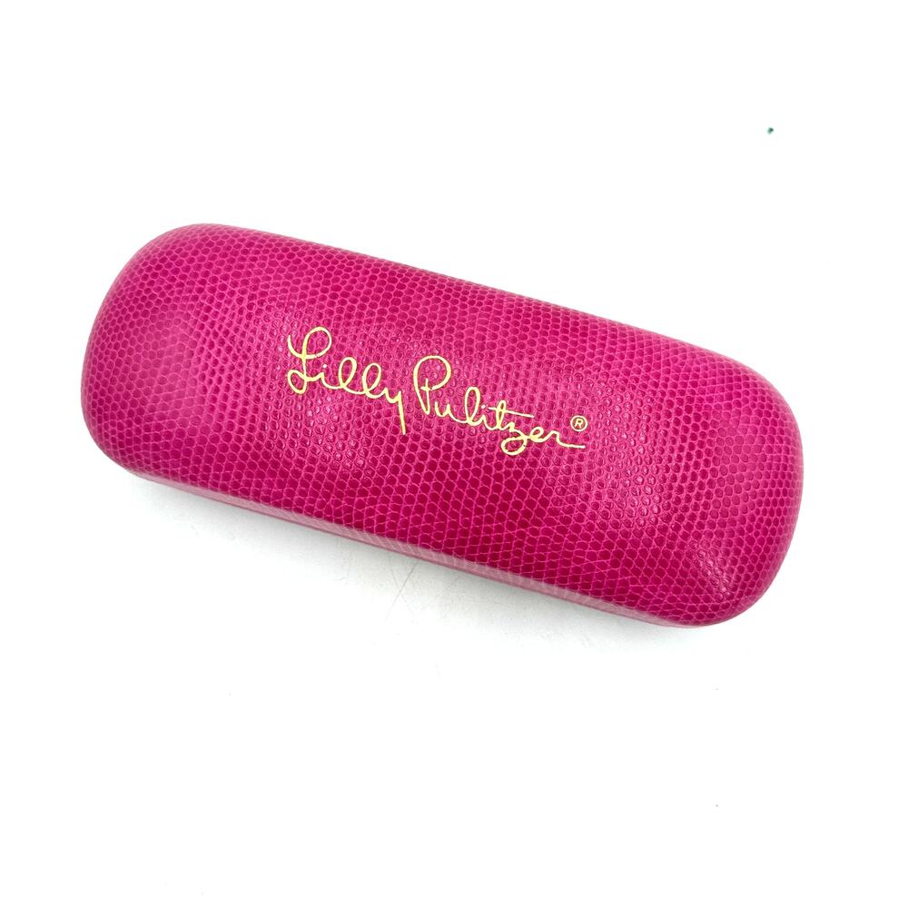 Lilly Pulitzer Pink & Gold Sunglasses Eyeglasses Case